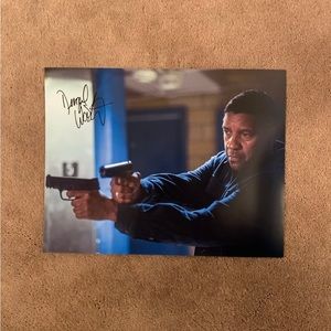 Denzel Washington Autographed Photo 8.5x11 Actor